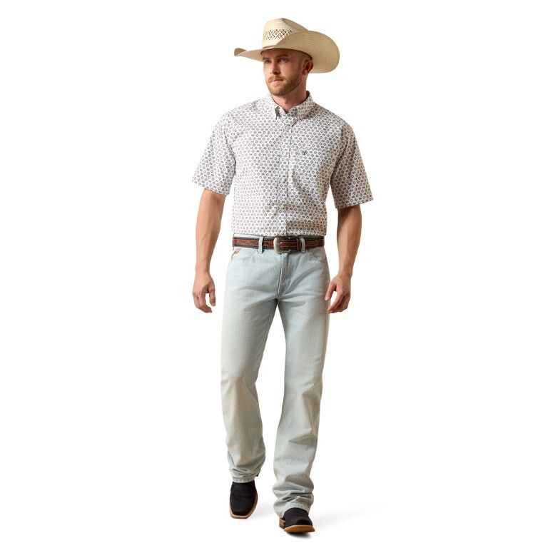 Ariat Men's Timeless Lands Seton Classic Short Sleeve Shirt