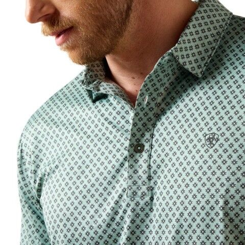 Ariat Men's All Over Print Polo