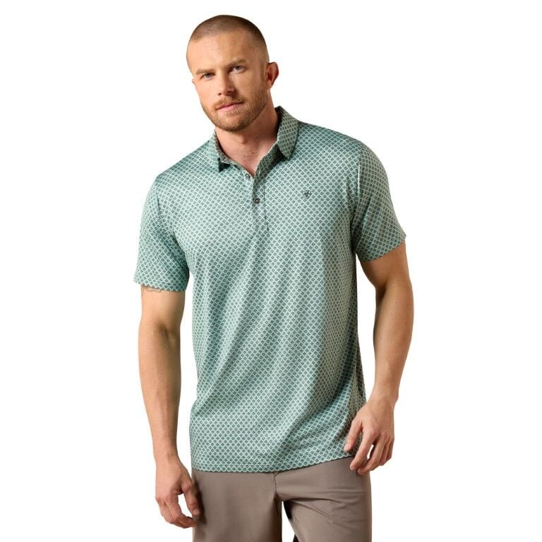 Ariat Men's All Over Print Polo