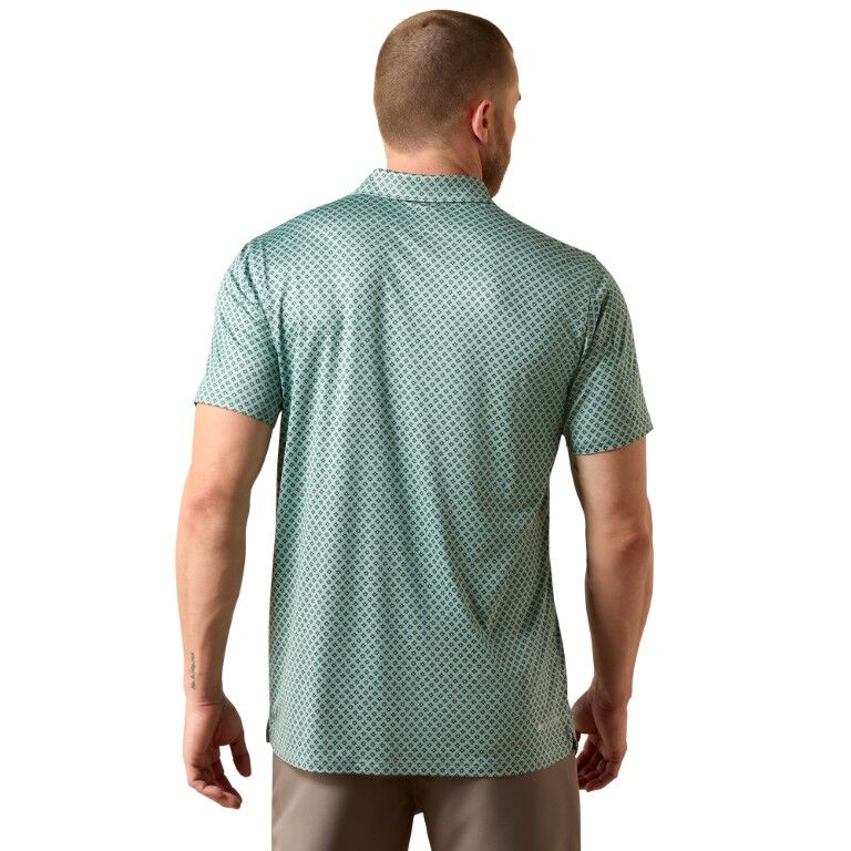 Ariat Men's All Over Print Polo
