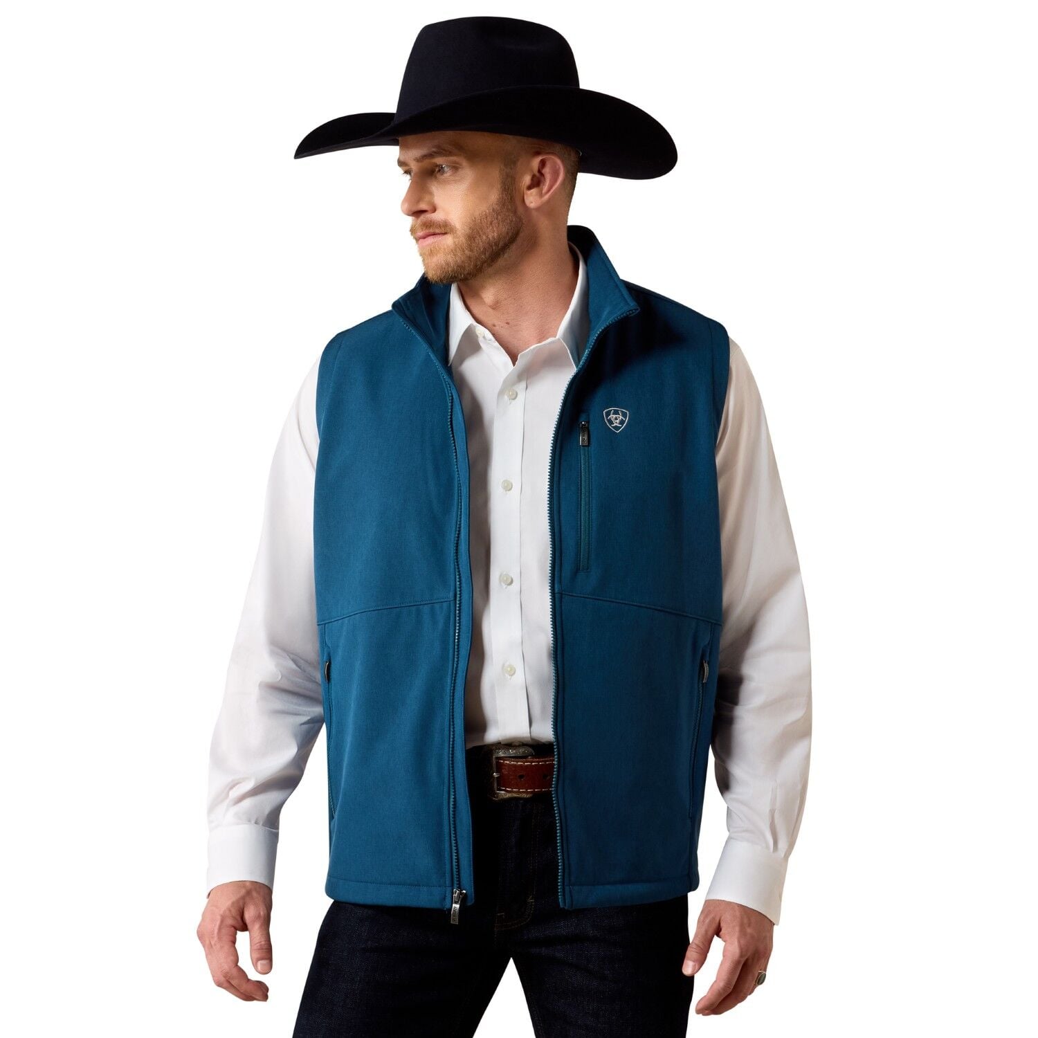 Ariat Men's Logo Softshell Vest