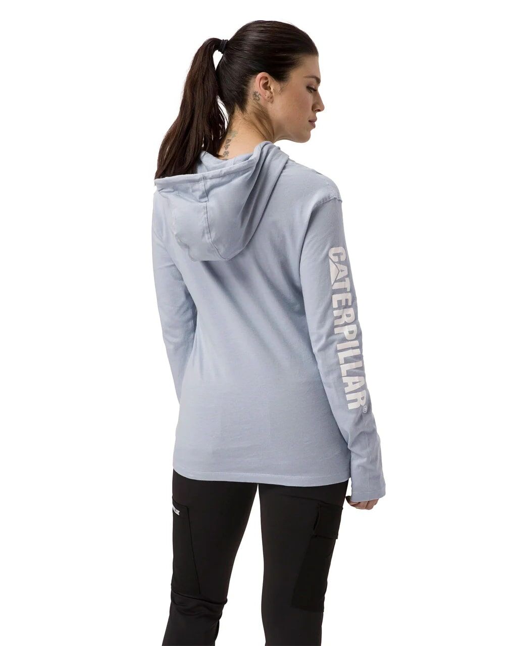 CAT Women's UPF Long Sleeve Hooded Shirt
