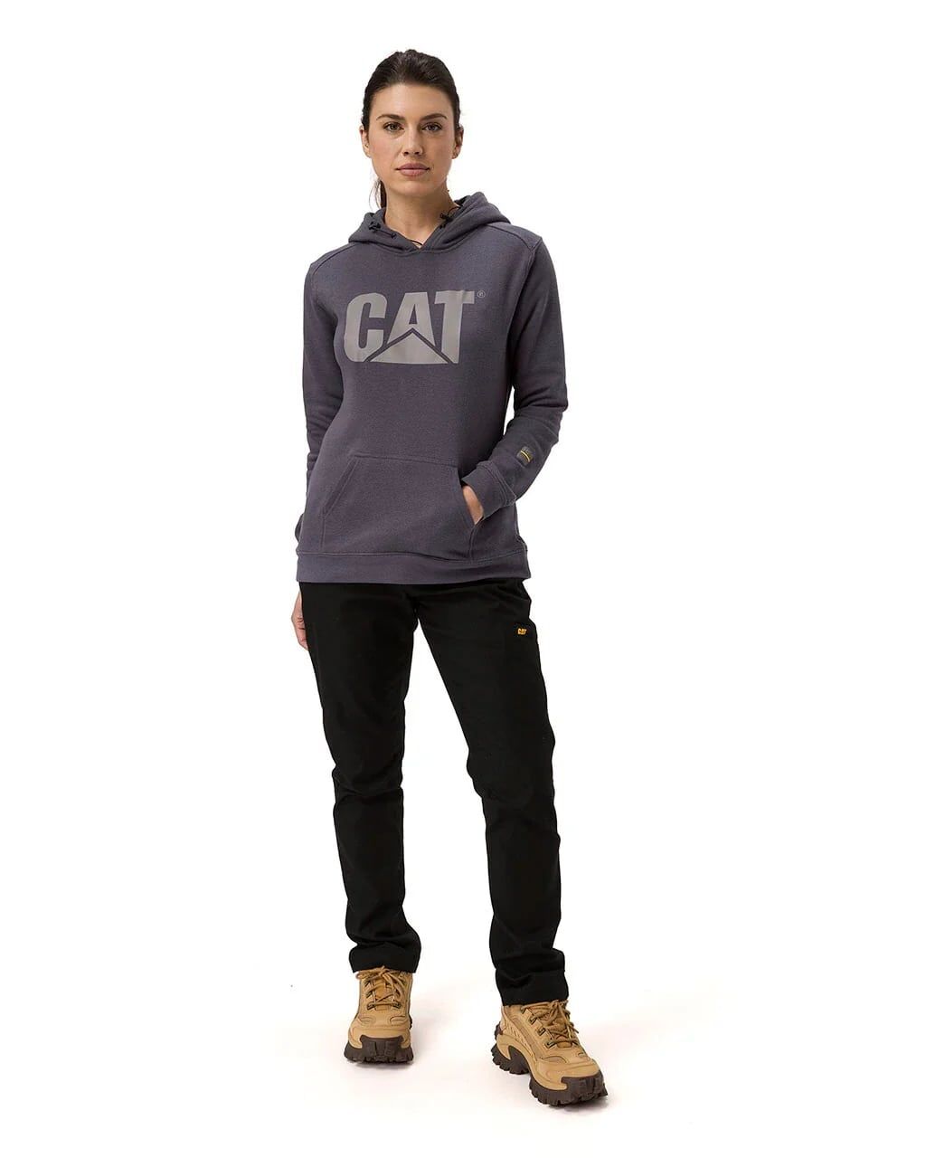 CAT Women's H2O Pullover Hoodie in Faded Navy