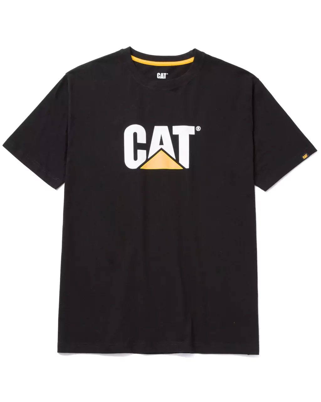 CAT Men's Trademark Logo Short Sleeve T-Shirt