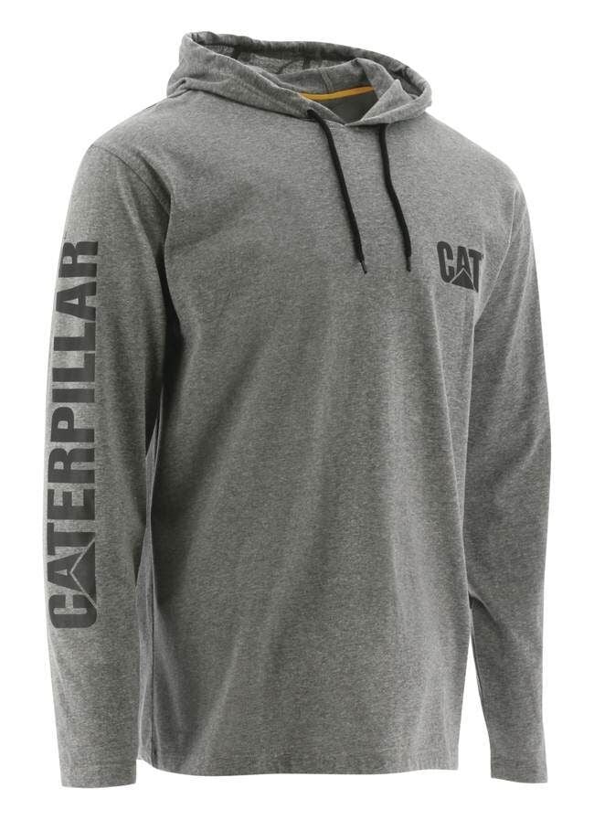 CAT Men's UPF Hooded Banner Long Sleeve T-Shirt