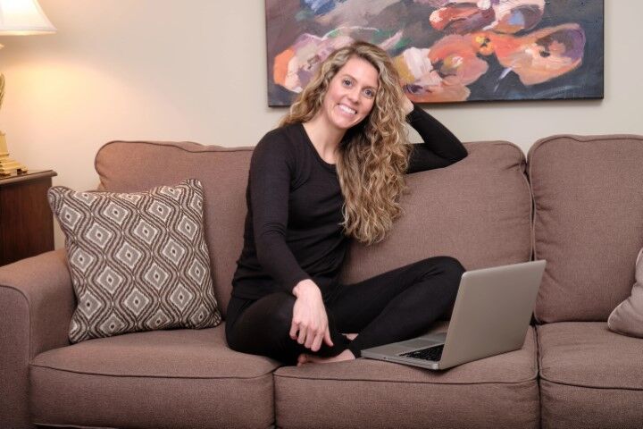 Indera Mills Women's Platinum Crew in Black