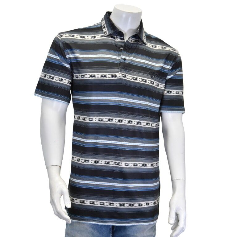 Cowboy Hardware Men's Polo Serape Shirt