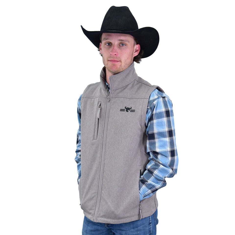 Cowboy Hardware Men's CH Fence Polyshell Vest