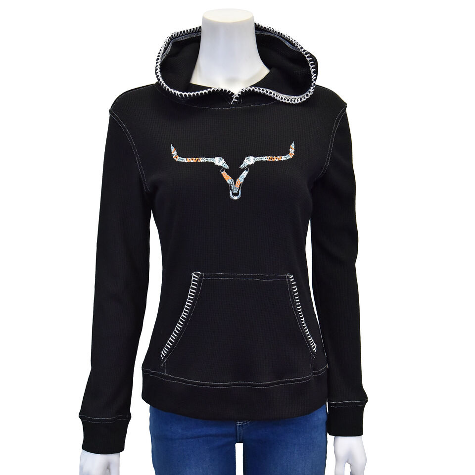 Cowboy Hardware Women's Emb Aztec Thermal Sweatshirt