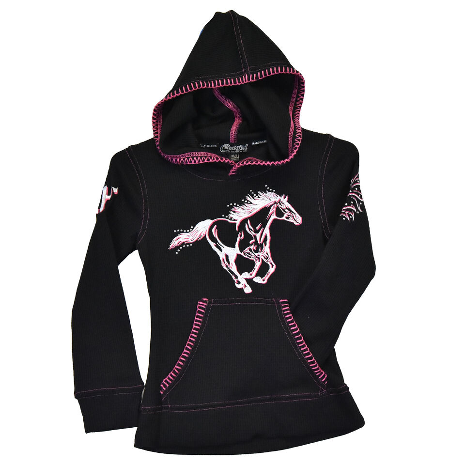 Cowboy Hardware Girl's Ride Like The Wind Pullover