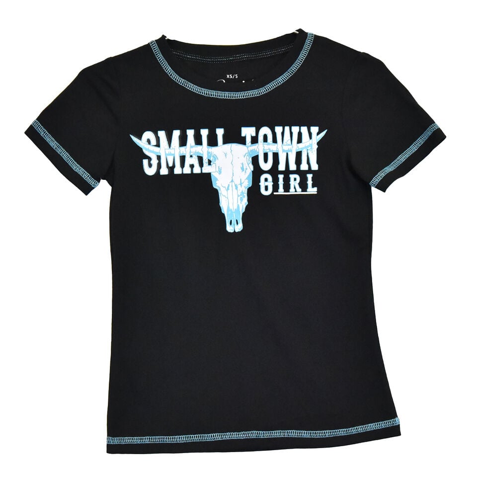 Cowboy Hardware Girl's Small Town Girl Short Sleeve T-Shirt
