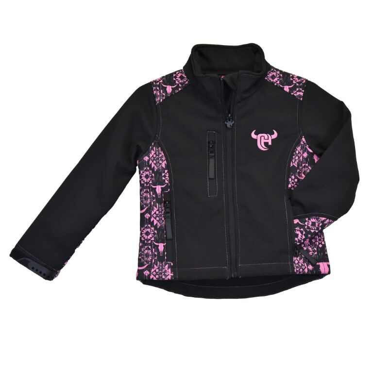 Cowboy Hardware Girl's Skull Accent Polyshell Jacket