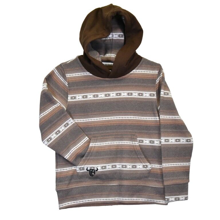 Cowboy Hardware Toddler Boy's Striped Pullover Hoodie