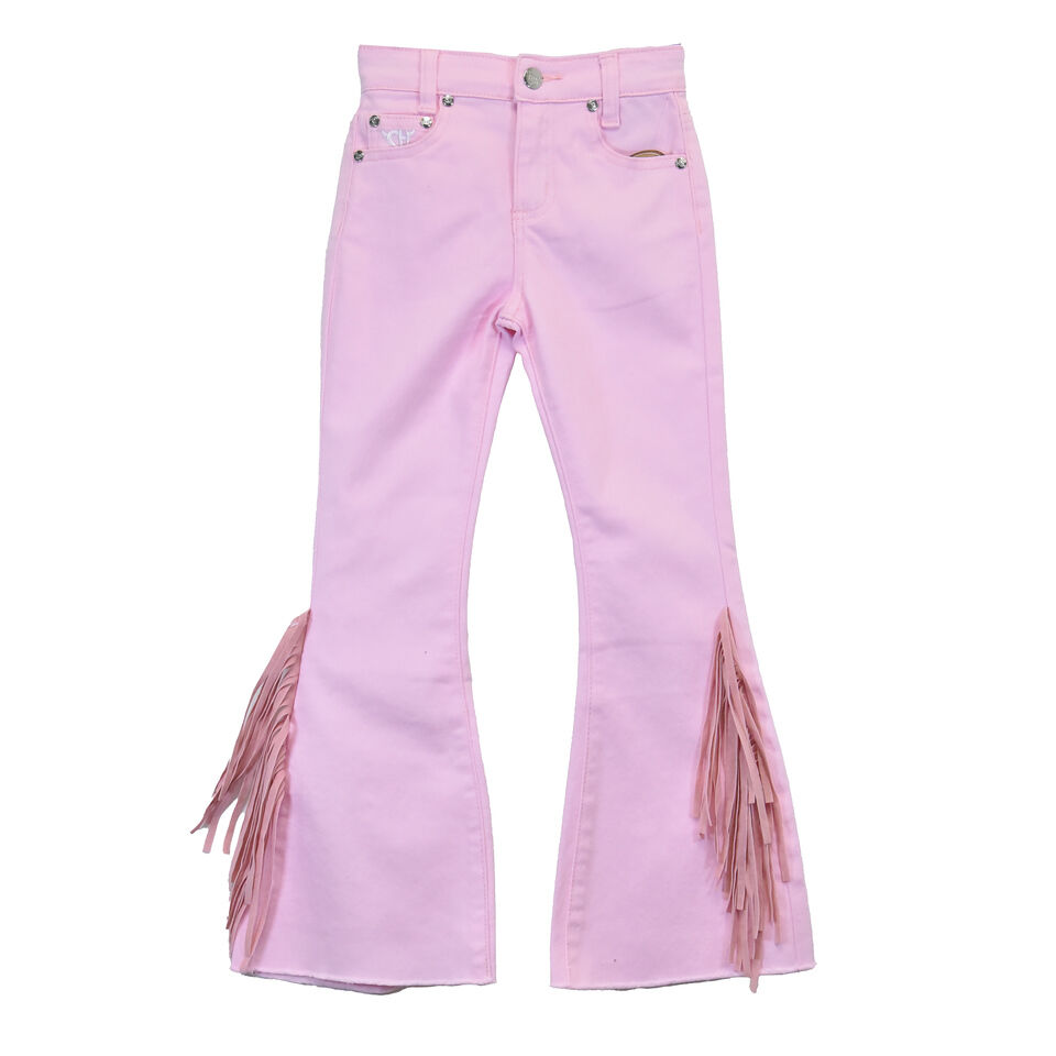 Cowboy Hardware Toddler Girl's Side Fringe Jeans