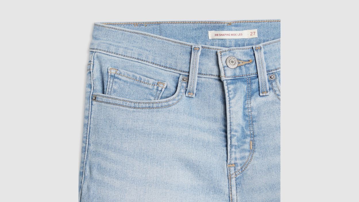 Levi's Women's 318 Shaping Wide Leg Jeans