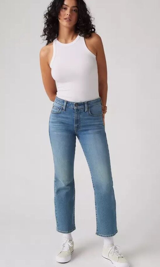 Levi's Women's 725 Kick Boot Jeans in Rejected