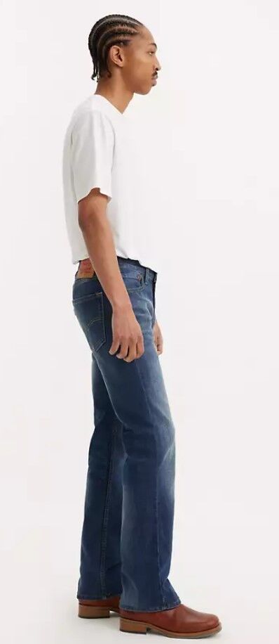 Levi's Men's 527 Slim Bootcut Jeans in Wave Allusions