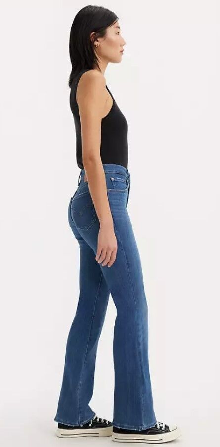 Levi's Women's 726 High Rise Flare Jeans in Take A Walk