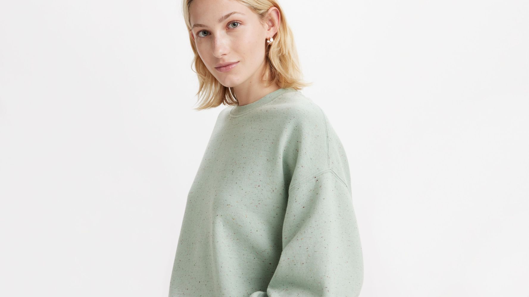 Levi's Women's Leo Raw Cut Sweatshirt