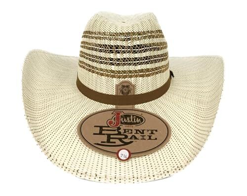 Justin Men's Barrel Bangora Hat in Ivory