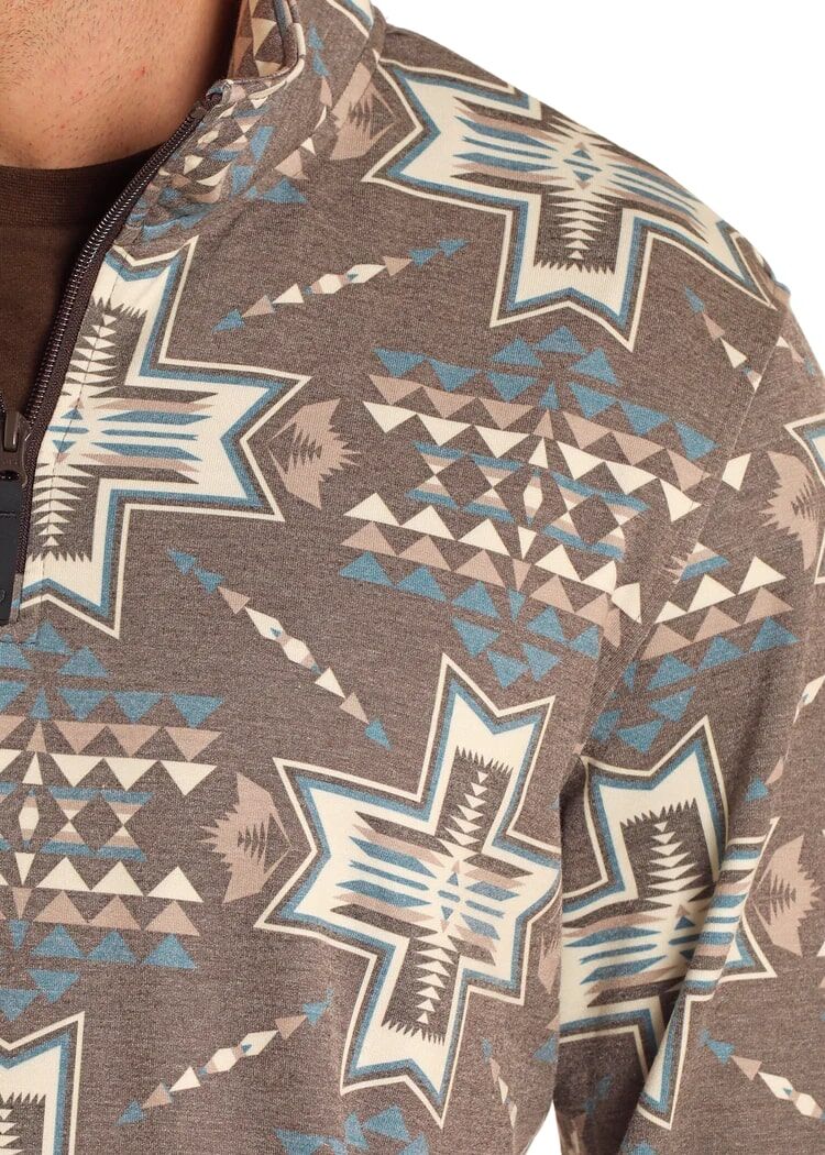 Rock & Roll Denim Men's Aztec Performance Pullover