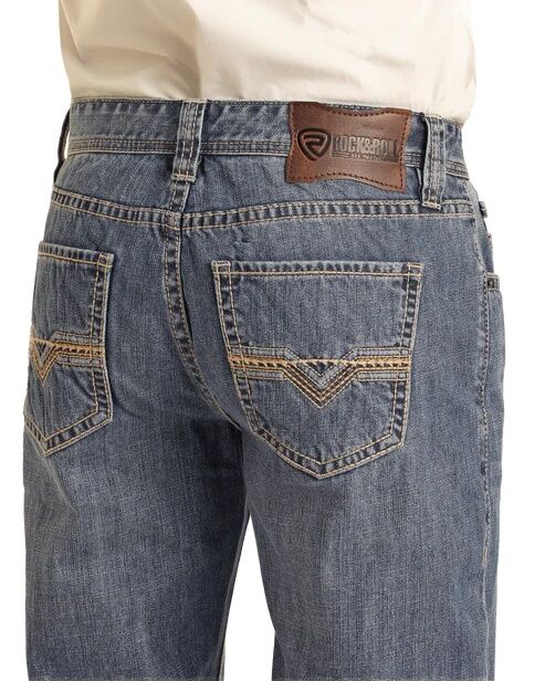 Rock & Roll Denim Men's Stackable Bootcut Jean