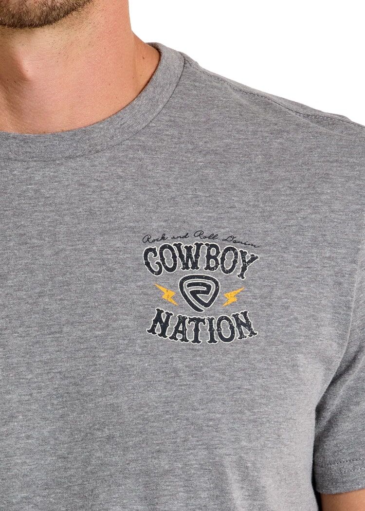Rock & Roll Denim Men's Cowboy Nation Graphic T-Shirt