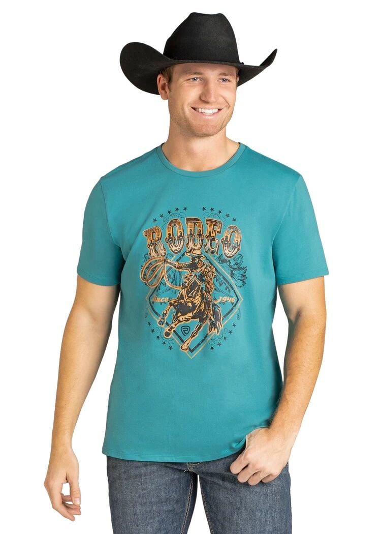 Rock & Roll Denim Men's Rodeo Graphic T-Shirt