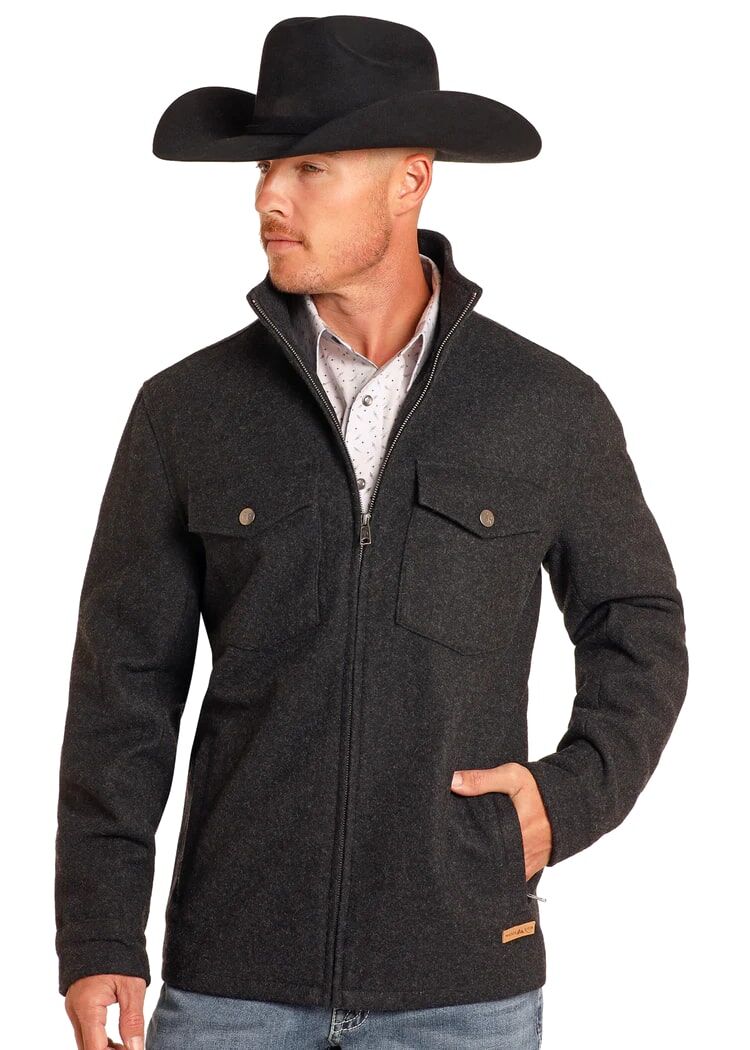 Panhandle Slim Men's Heather Wool Coat