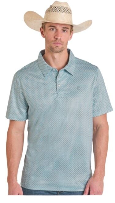 Panhandle Slim Men's Geometric Print Polo