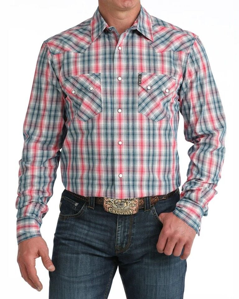 Cinch Men’s Modern Fit Long Sleeve Snap Front Western Shirt