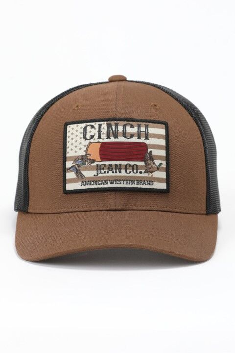 Cinch Men's Shotgun Shell Cap in Brown