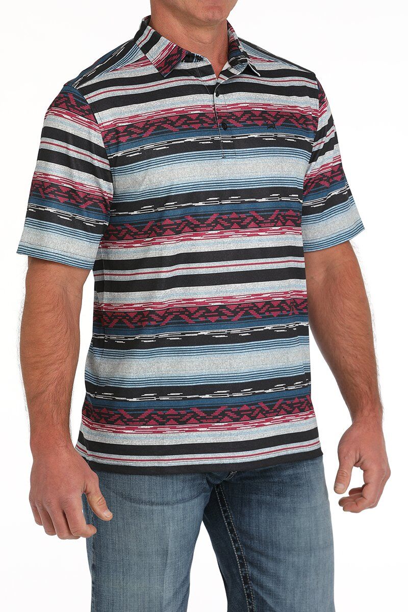 Cinch Men's Southwestern Print Polo