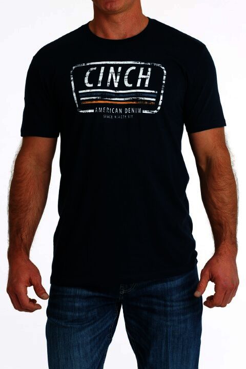 Cinch Men's Cinch American Denim Tee