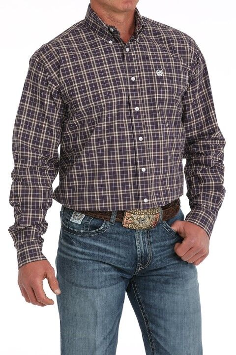 Cinch Men's Plaid Button Down Western Shirt