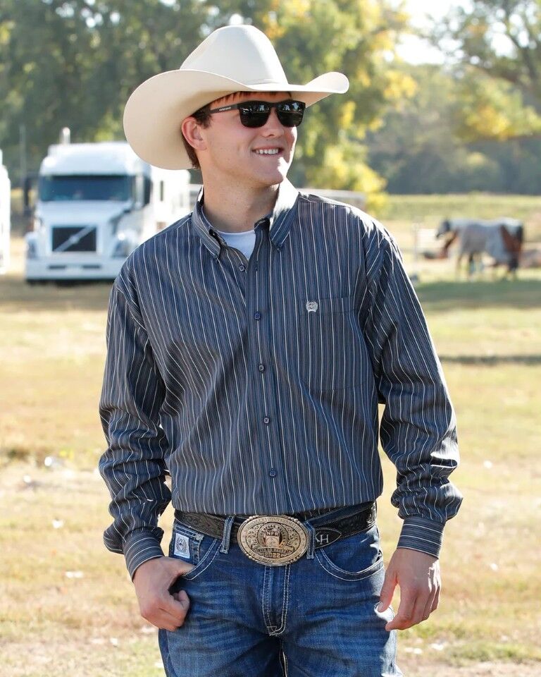 Cinch Men's Classic Fit Long Sleeve Button Down Western Shirt