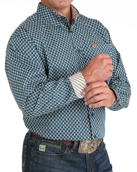 Cinch Men's Classic Fit Long Sleeve Button Down Western Shirt