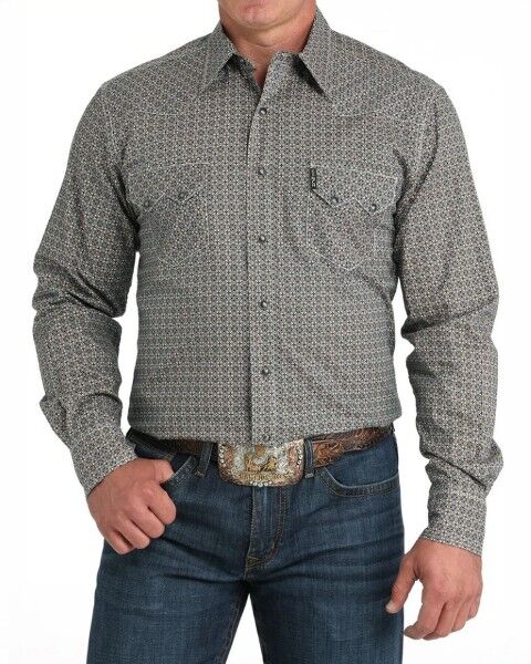 Cinch Men’s Modern Fit Long Sleeve Snap Front Western Shirt