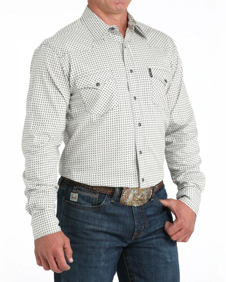 Cinch Men’s Modern Fit Long Sleeve Snap Front Western Shirt