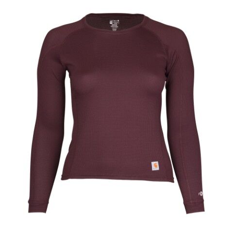 Carhartt Women's Carhartt Force Midweight Waffle Base Layer Crewneck Top