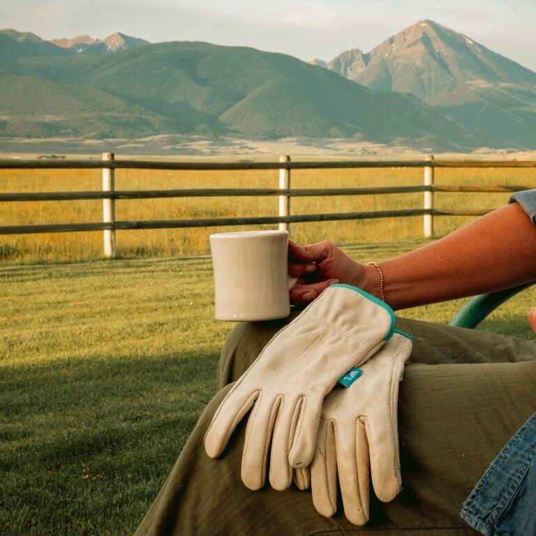 Wells Lamont Women's HydraHyde Leather Shirred Wrist Gloves