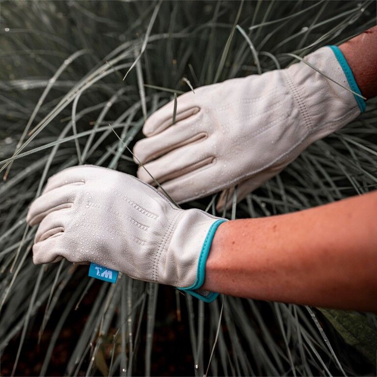 Wells Lamont Women's HydraHyde Leather Shirred Wrist Gloves