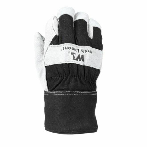 Wells Lamont Men's Insulated Suede Cowhide Gloves in Black