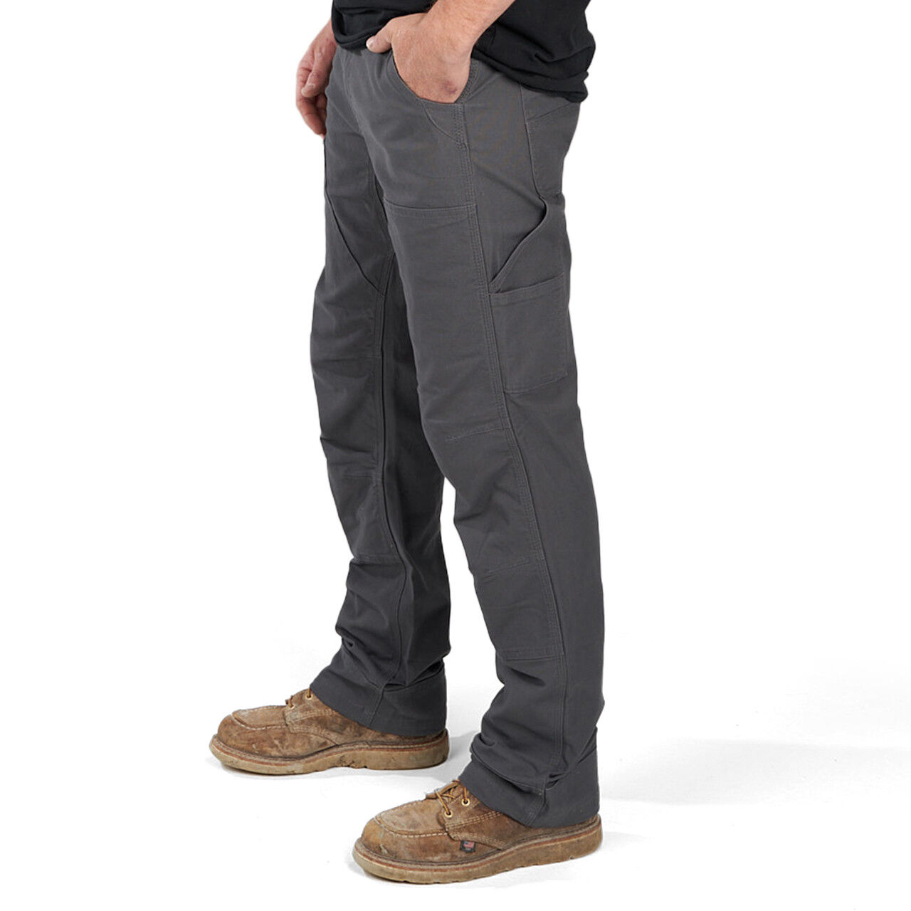 Key Men's Americana Double Front Cell Phone Flex Pant in Slate