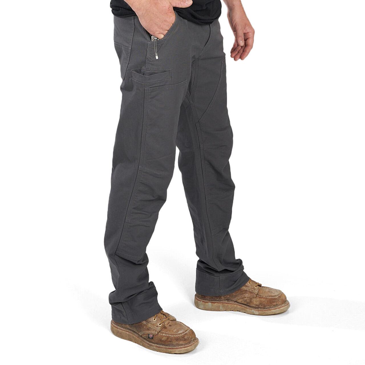 Key Men's Americana Double Front Cell Phone Flex Pant in Slate