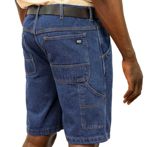 Key Men's Denim Dungaree Short