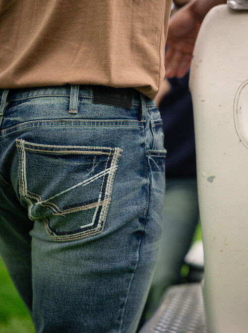 Key Men's Aristocrat Lakin Slim Fit Straight Leg Jean