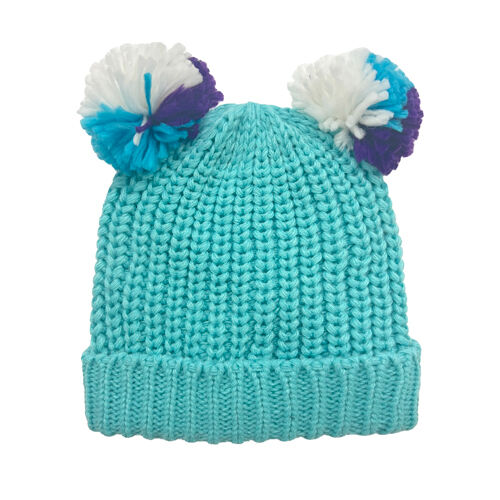 Grand Sierra Youth's Toddler Double Pom Cuff Hat