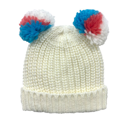 Grand Sierra Youth's Toddler Double Pom Cuff Hat