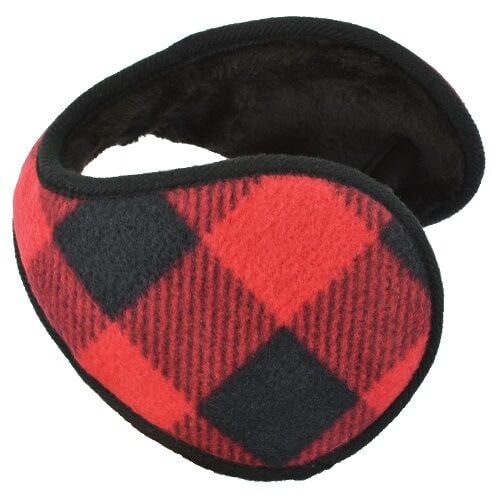 Grand Sierra Women's Back Wrap Ear Warmer in Buffalo Plaid